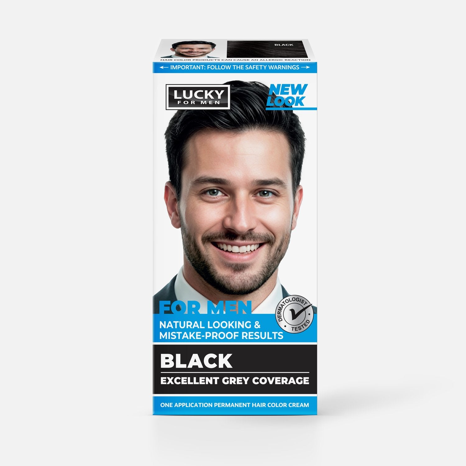 Hair Color Men's Black