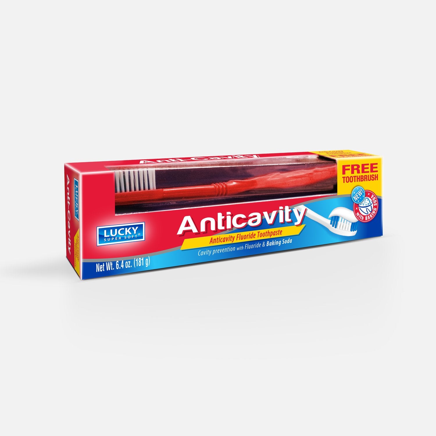 Toothpaste w/Toothbrush Anti-Cavity