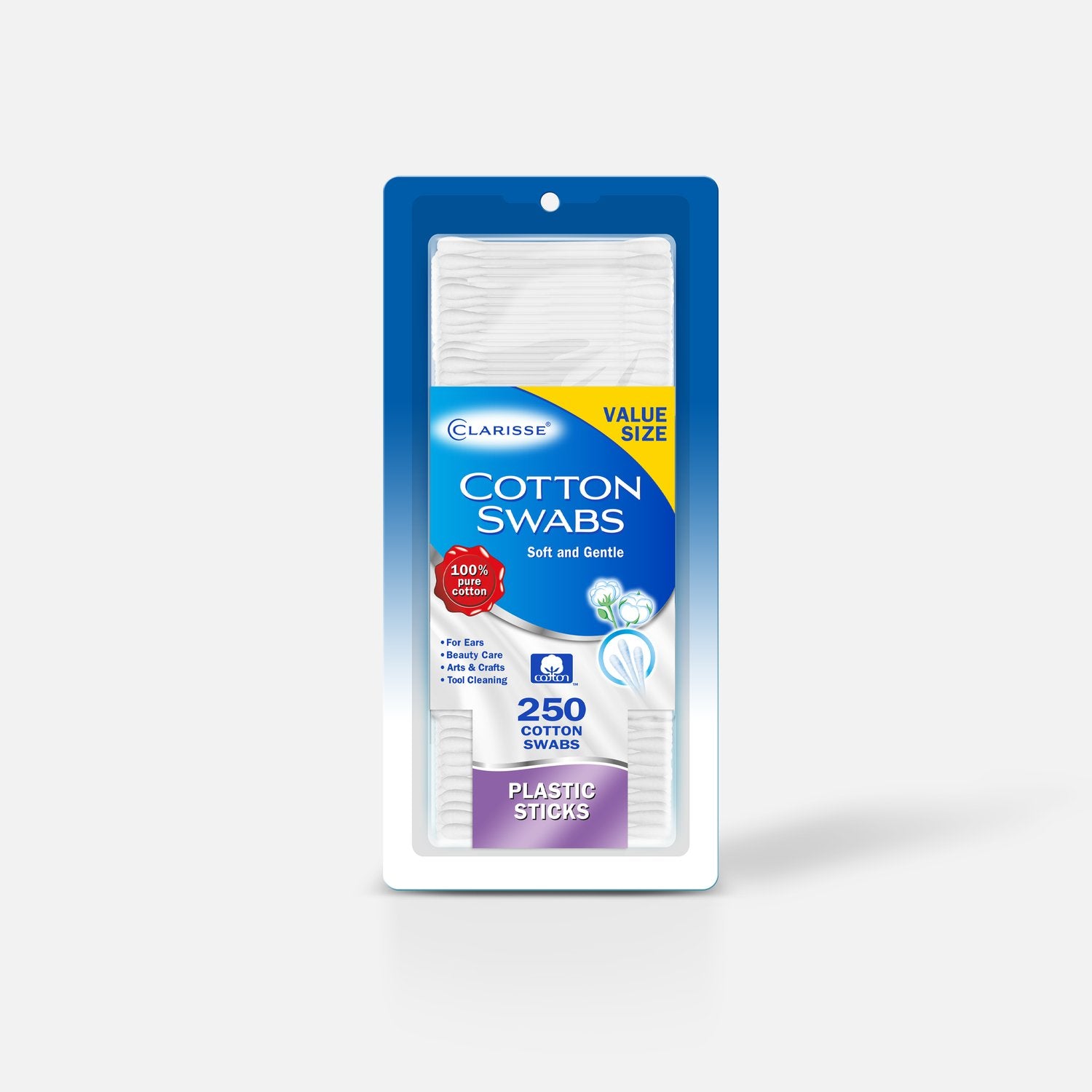 Cotton Swabs Plastic Stick