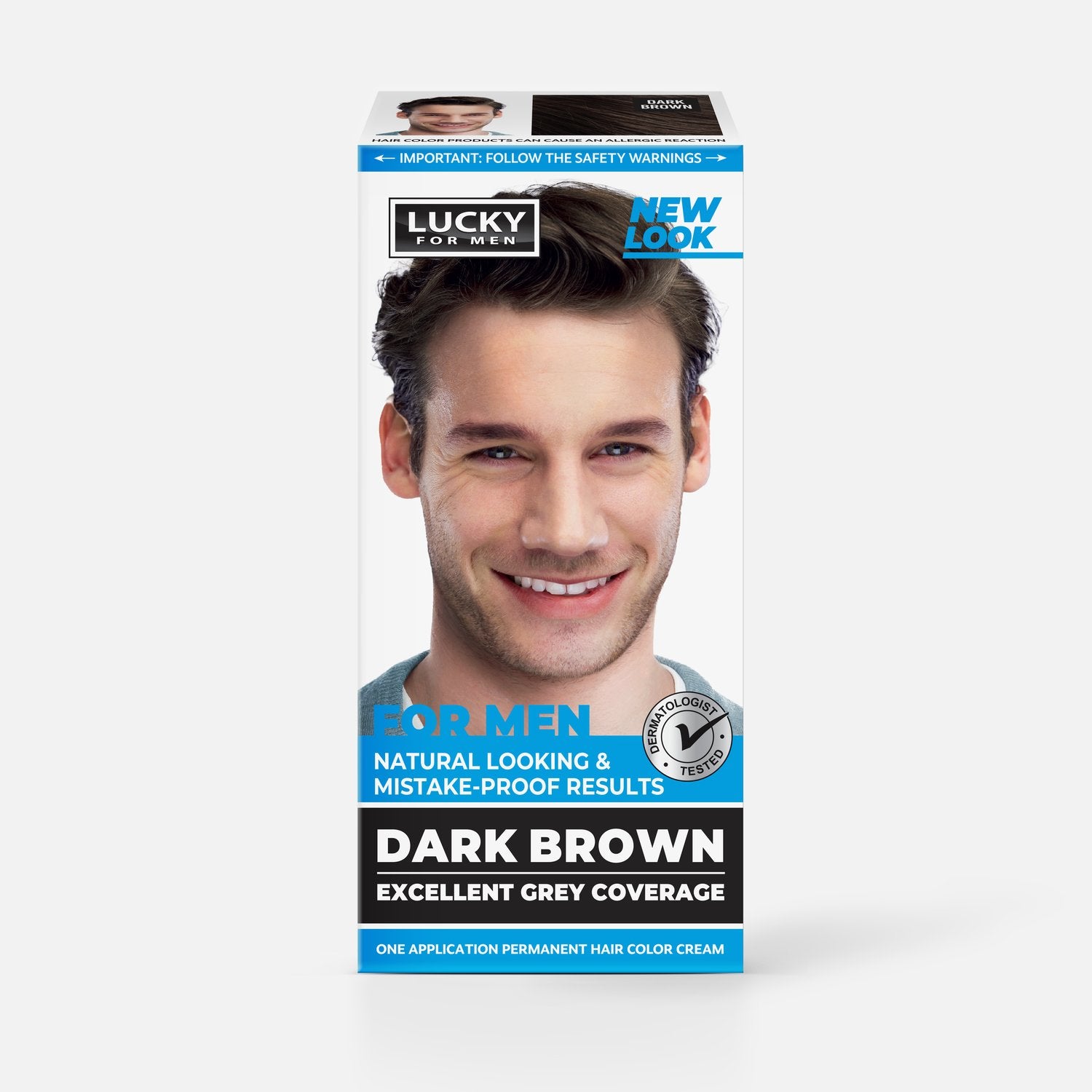 Hair Color Men's Dark Brown