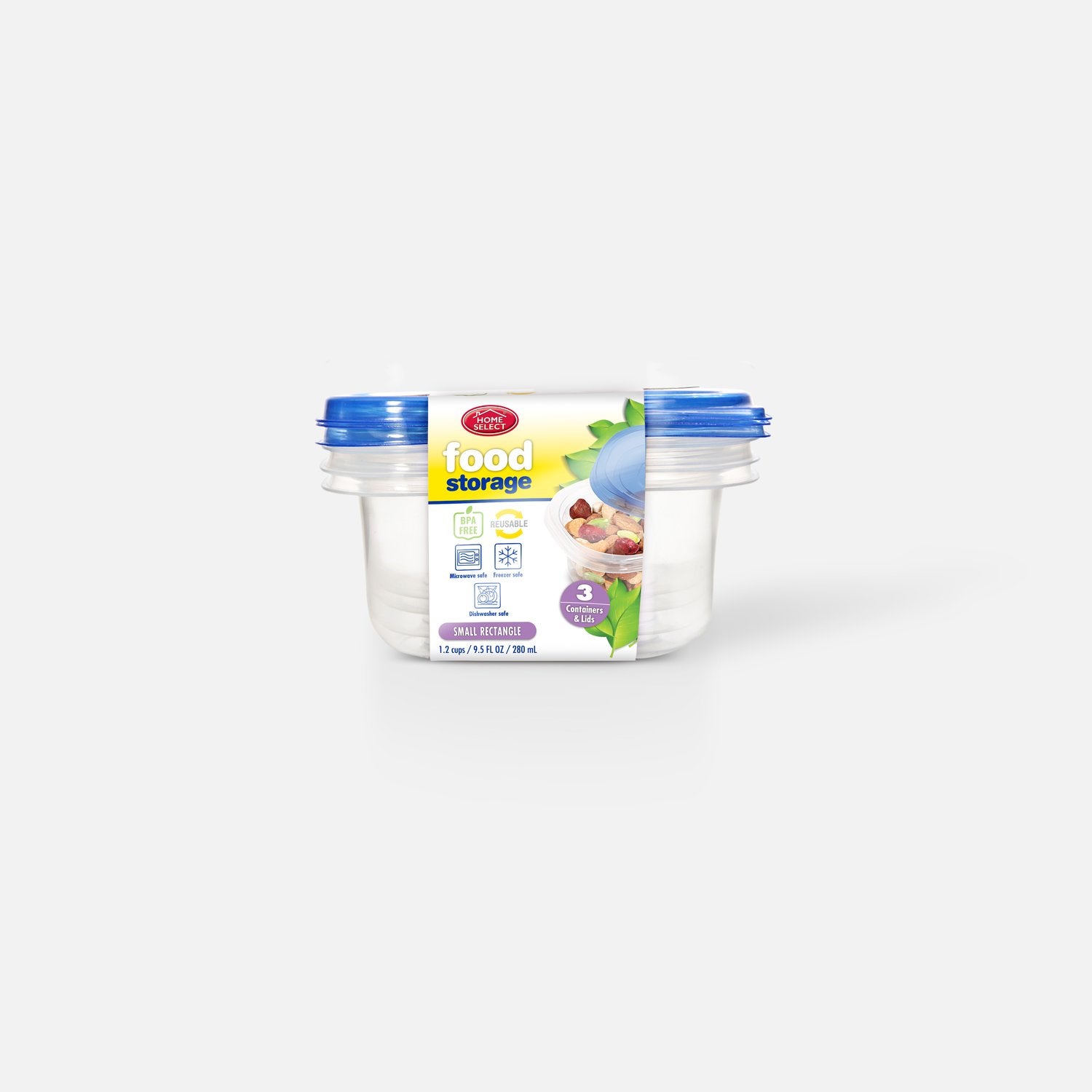 Food Storage Containers Small Rectangle