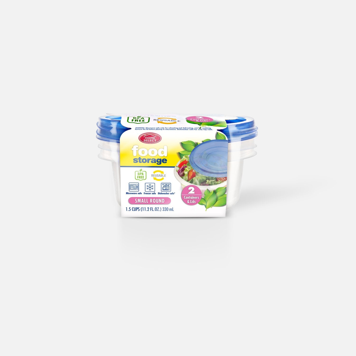 Food Storage Containers Small Round