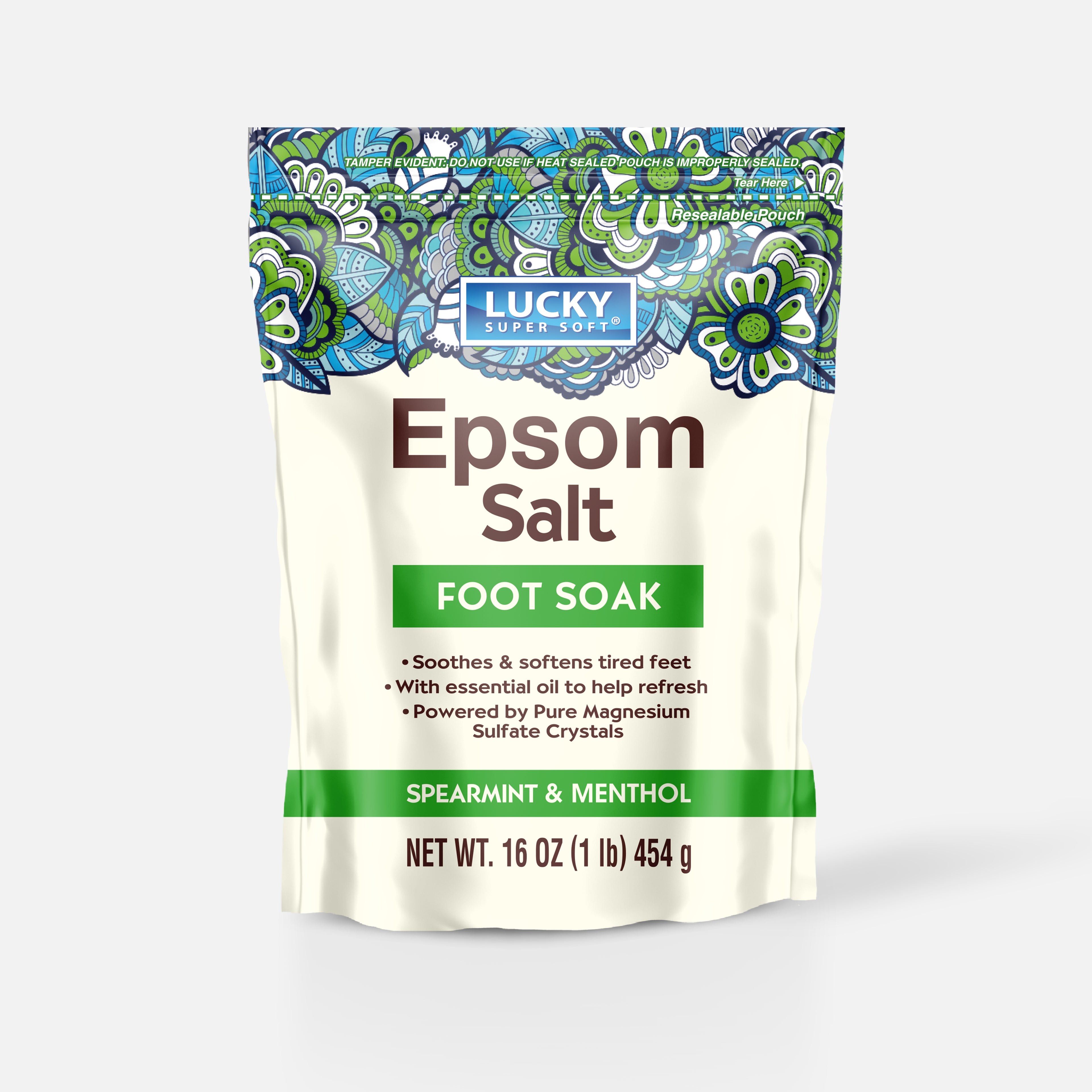 Epsom Salt - Foot Soak - Spearmint & Menthol