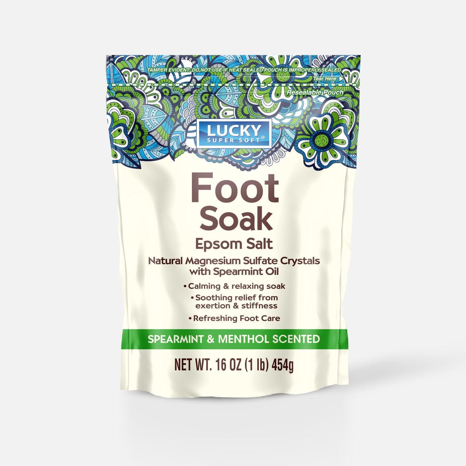 Epsom Salt - Foot Soak - Spearmint & Menthol