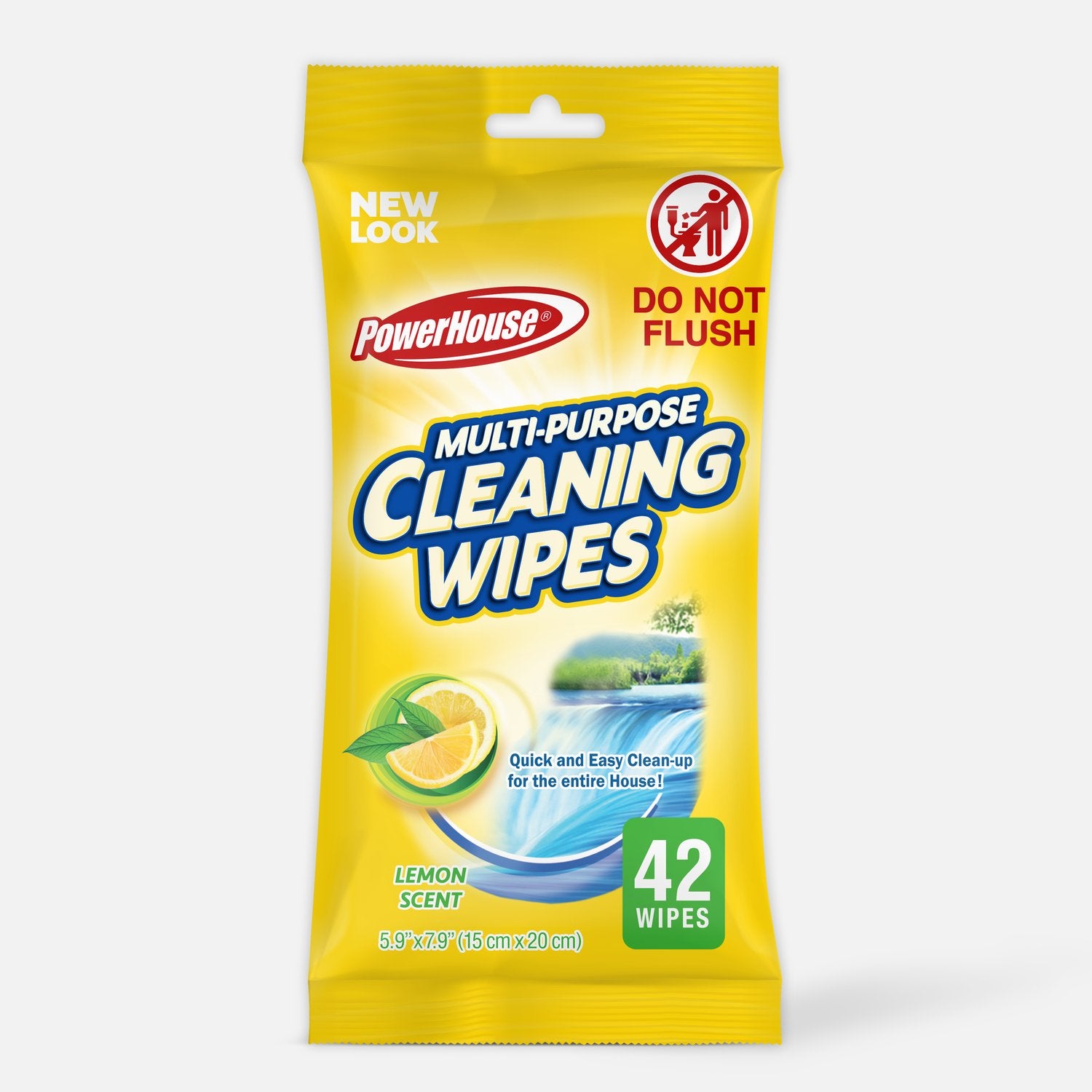 Wet Cleaning Wipes Lemon