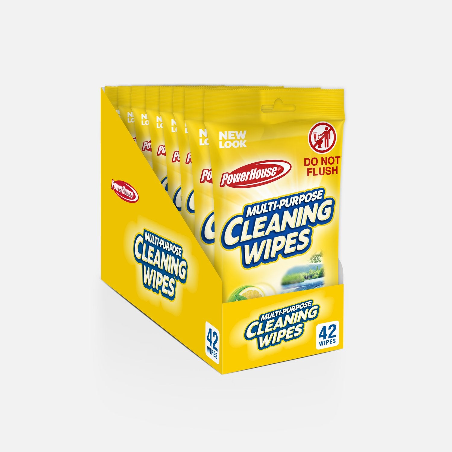 Wet Cleaning Wipes Lemon