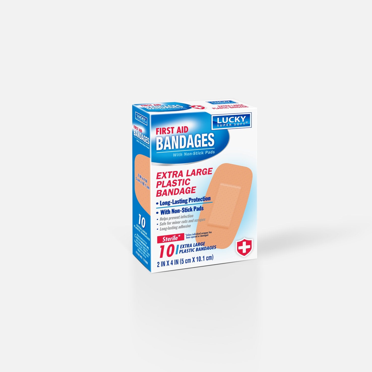 First Aid Bandages - Extra Large Plastic