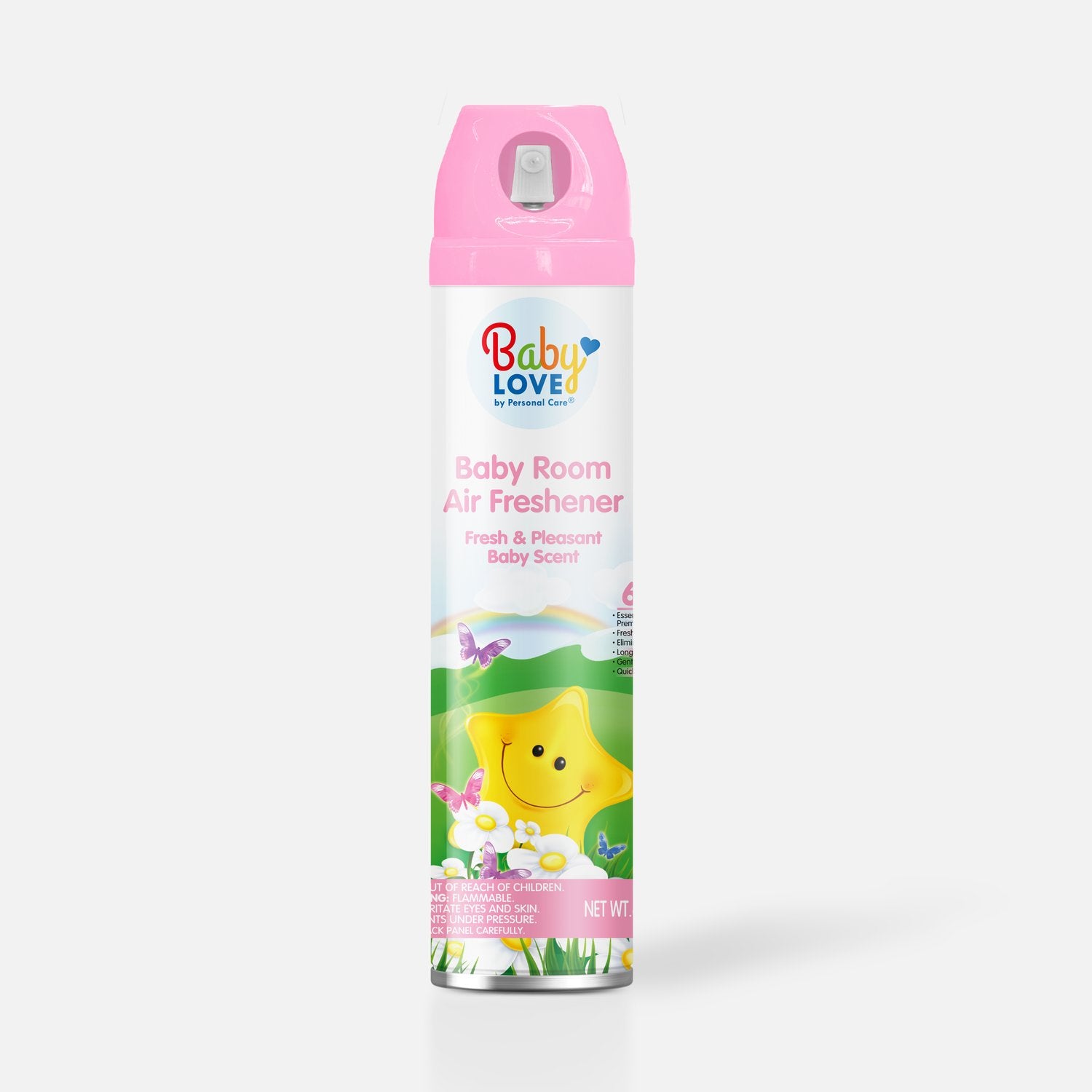 Aerosol Air Freshener Baby Scent Pink