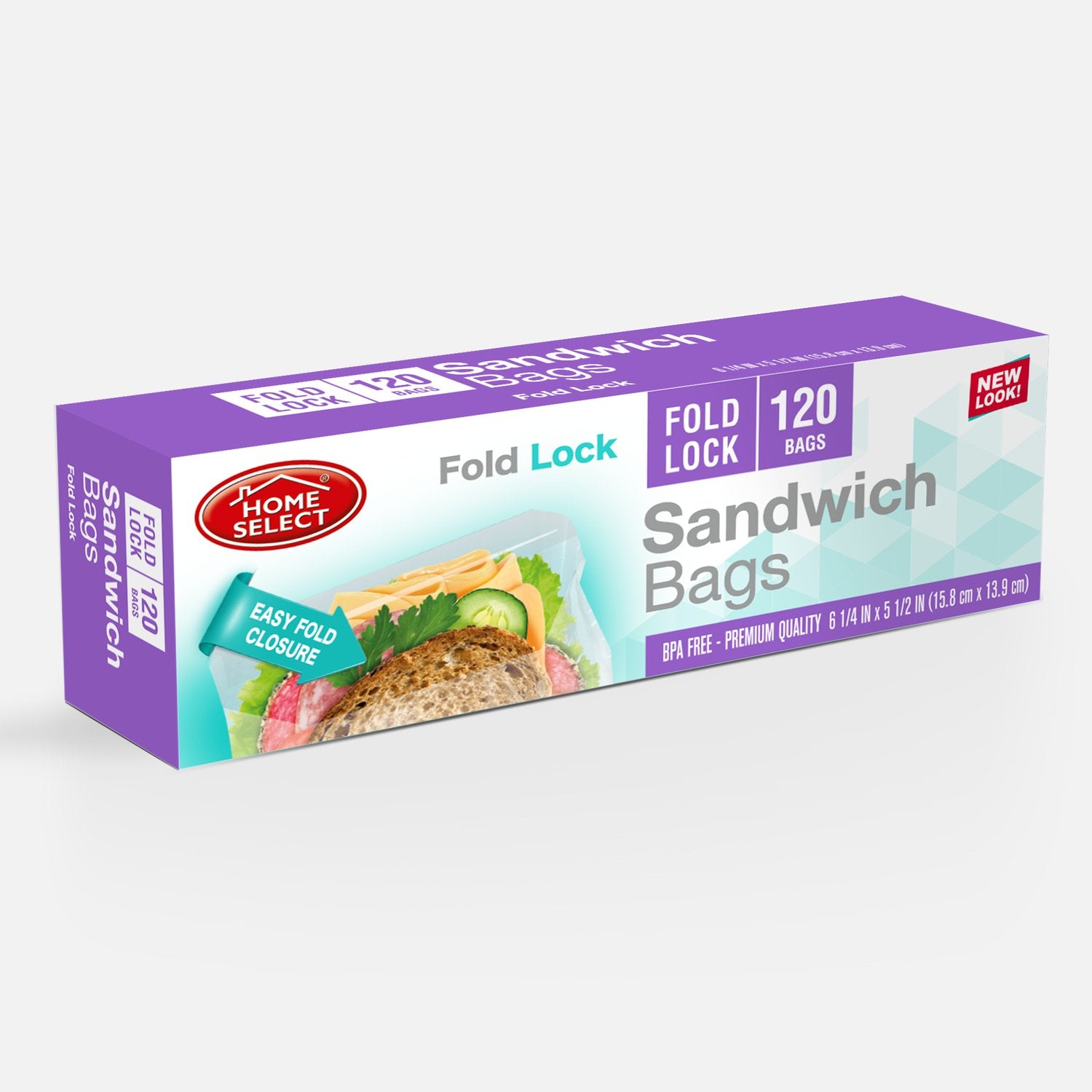 Fold Lock Sandwich Bag