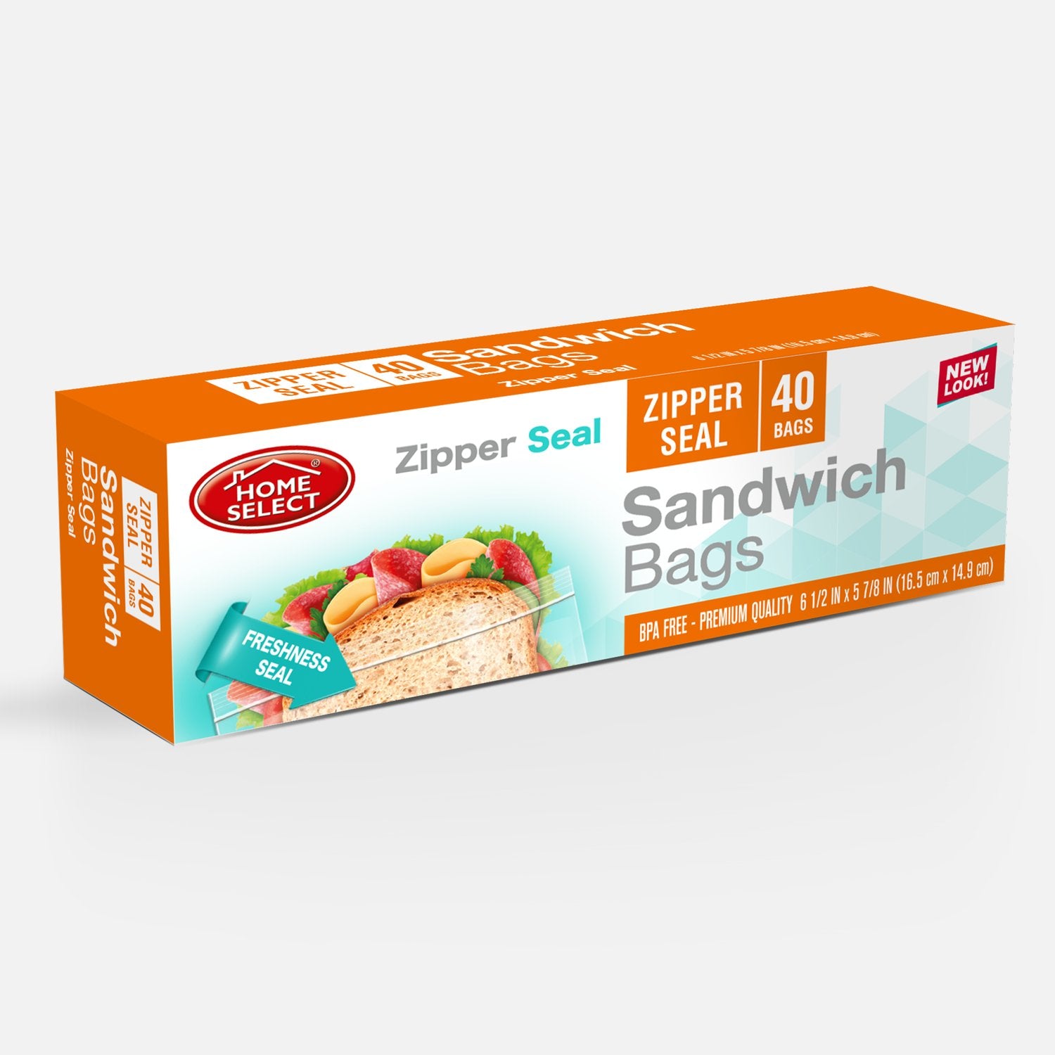Zipper Seal Sandwich Bag
