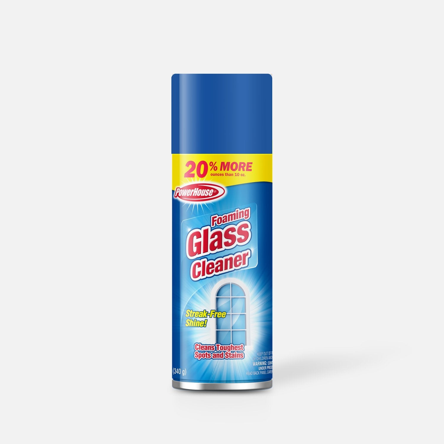 Aerosol Foaming Glass Cleaner
